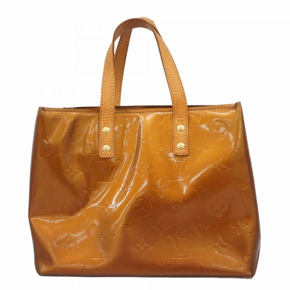 Louis Vuitton Vernis Reed PM Handbag M91146 Bronze  Women's - Picture 1 of 16